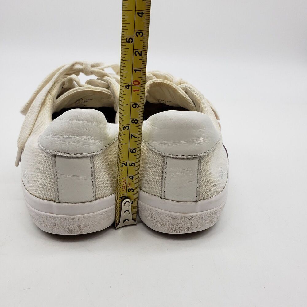 Madewell Shoes Womens Size 7.5 White Canvas Rainbow MWL Low Top Sneakers Casual - Picture 5 of 11